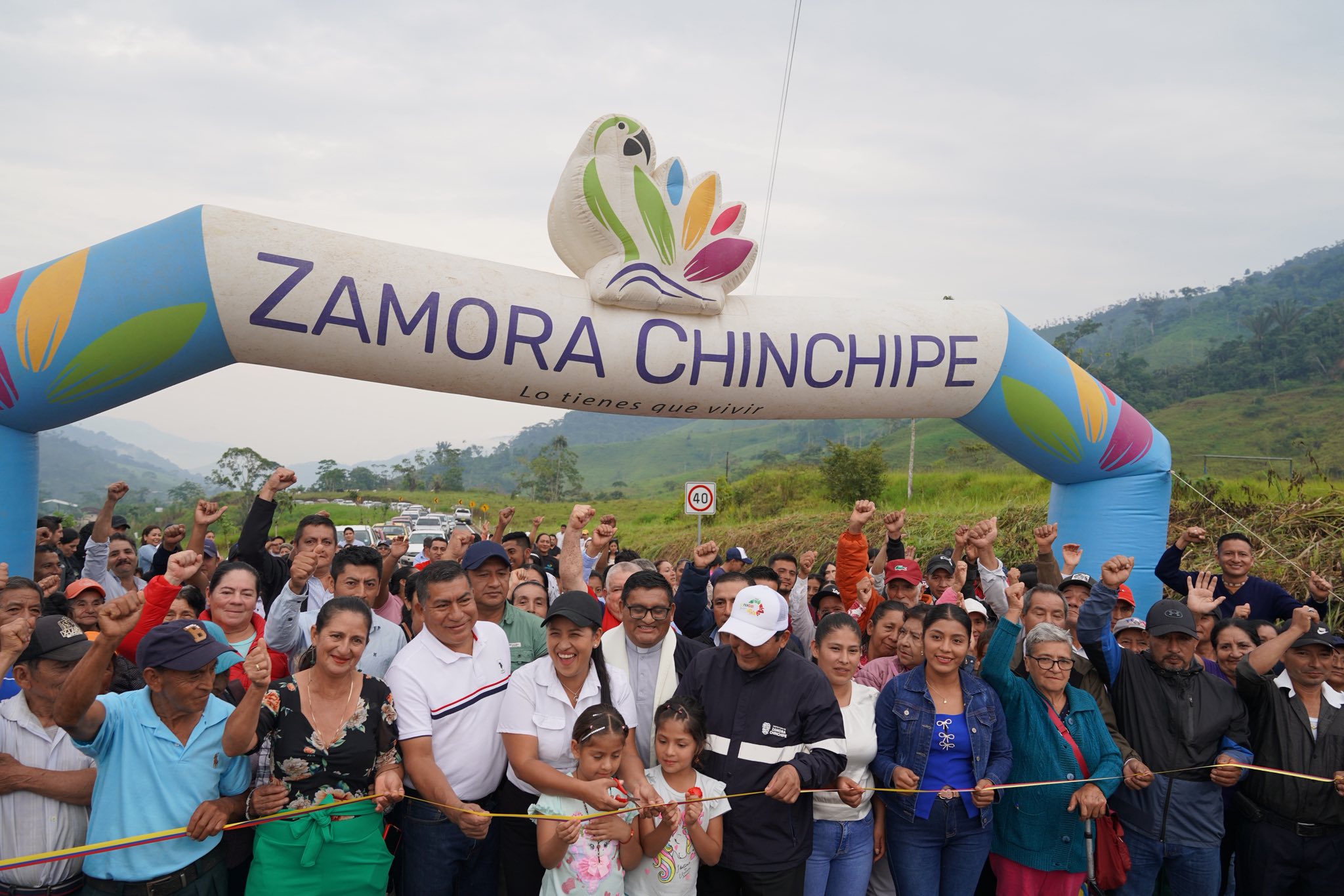 El asfalto es una realidad para Nanguipa, en Centinela del Cóndor