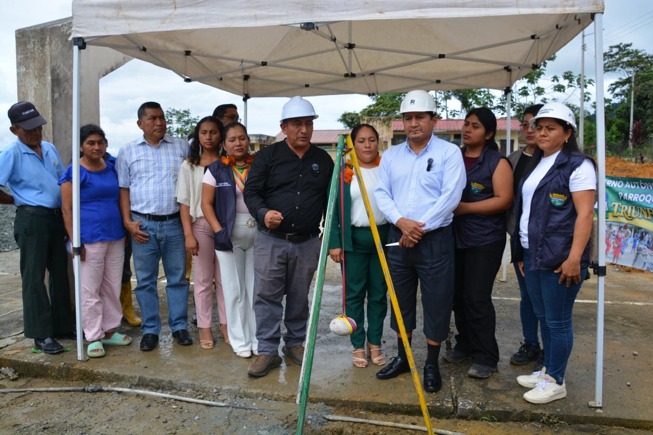 Prefectura de Zamora Chinchipe impulsa obra educativa en Triunfo Dorado